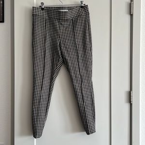 High rise pattern pants